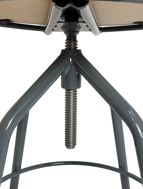 винтовий механізм регулювання висоти сидіння