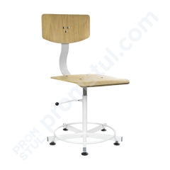 Стілець промисловий СП-2 дерев’яне сидіння на ніжках