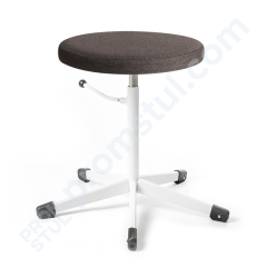 Табурет промисловий ТТС-1.1к м’який, підставка-коло шт.шкіра
