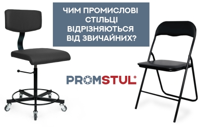 Стілець комплектувальника СТС-1к тканина, м’який, підставка-коло