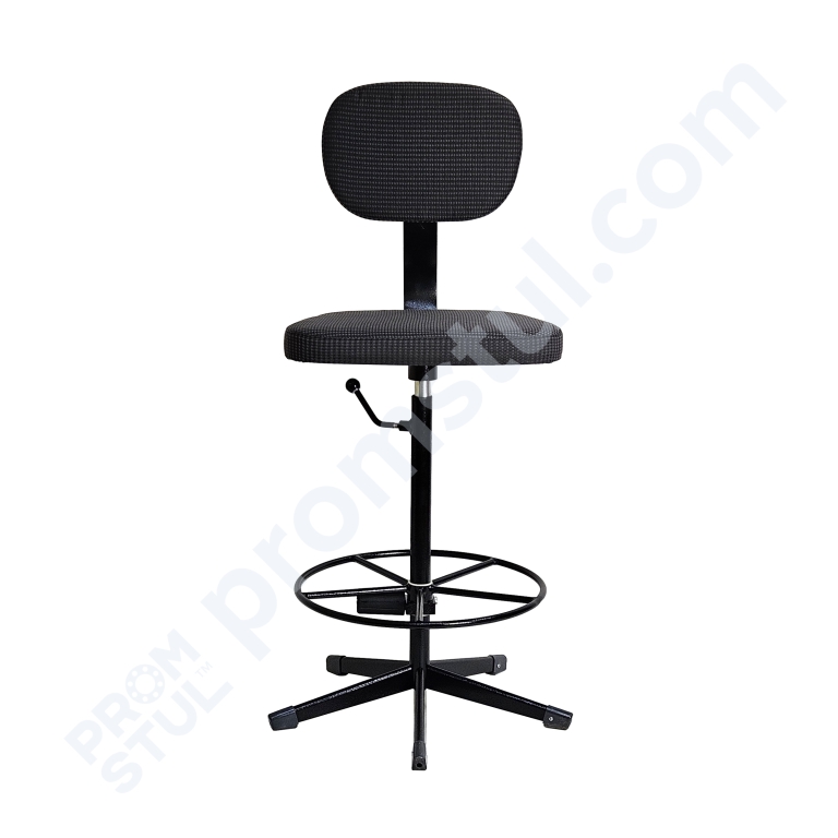 Стул промышленный СТУ-1м с подвижной подставкой для ног