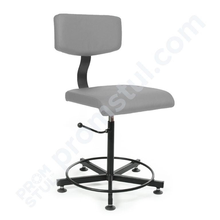 Стілець лабораторний СП-4.1  шт.шкіра, м’який, на ніжках