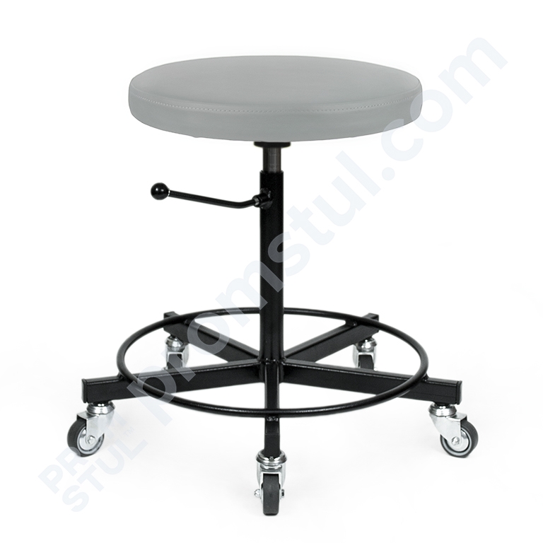 Табурет лабораторний ТП-1.1р м’який на колесах
